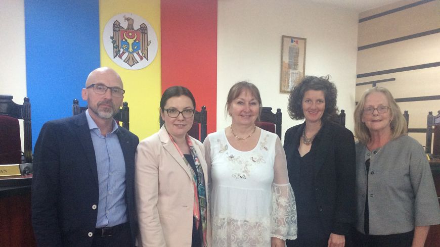 La délégation du Congrès a rencontré Mme Alina RUSSU, Présidente de la Commission électorale centrale de la République de Moldova.