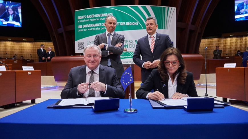 The Congress and the European Committee of the Regions sign a new Co-operation Agreement