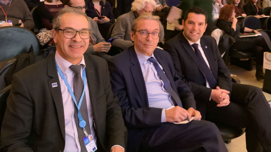 Congress Vice-President Xavier Cadoret, attended the Barcelona anniversary conference on local self-government