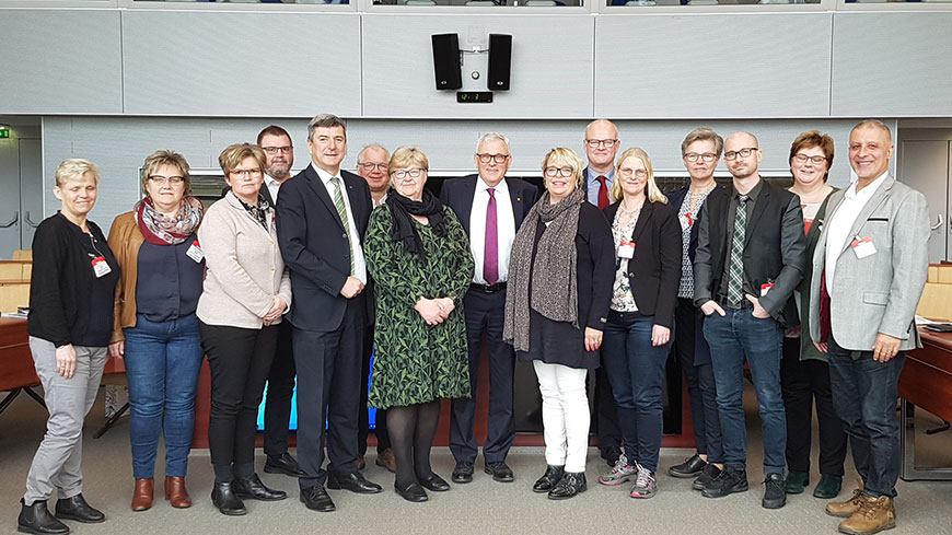 Une délégation de l'association suédoise des pouvoirs locaux et régionaux au Conseil de l'Europe