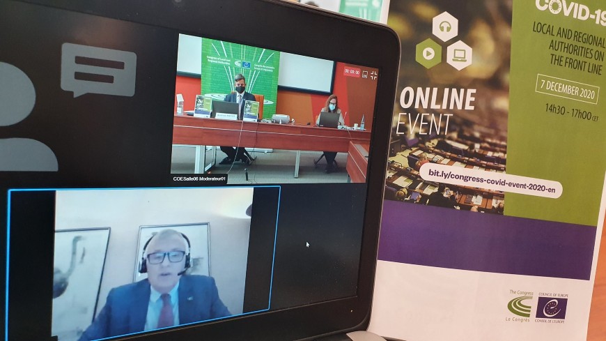 Interactive COVID-19 event: Congress President calls for better coordination between different levels of government in major crisis situations