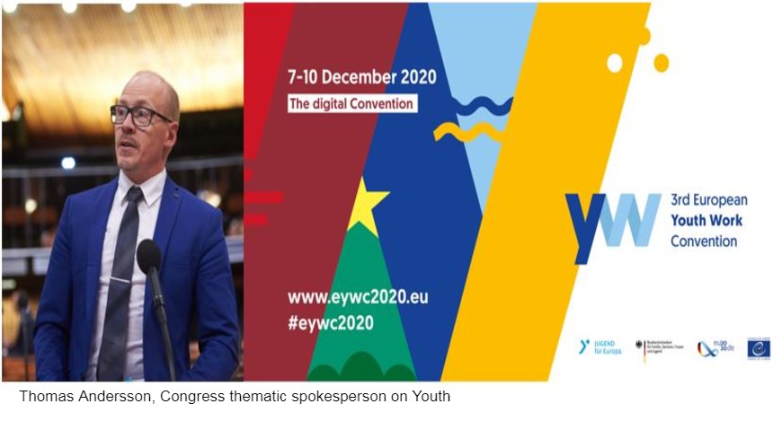 Thomas Andersson: “We need to invest in youth work to unlock the full potential of young people in our societies”