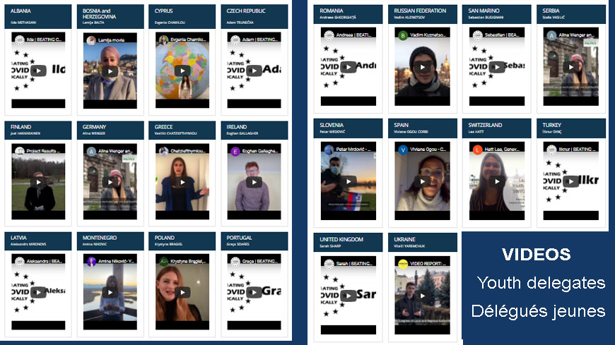 Projects to bring young people in Europe together and make their voices heard during the COVID-19 crisis