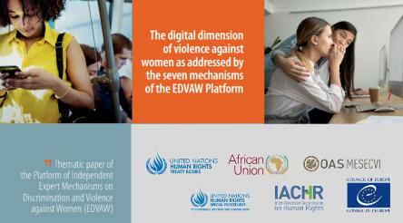 Nouveau rapport thématique sur la dimension numérique de la violence à l'égard des femmes telle que traitée par la Plateforme EDVAW