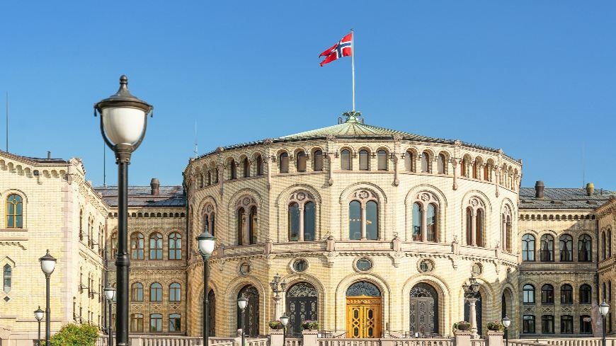 Oslo Parliament (The Storting building or Stortingsbygningen)