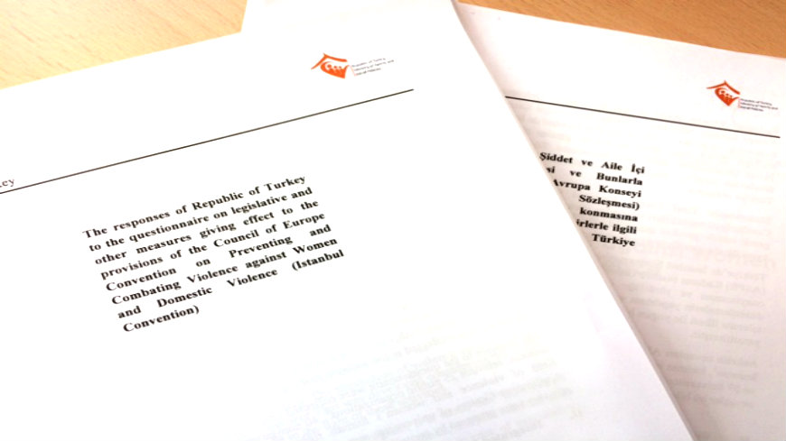 GREVIO receives the state report for Turkey