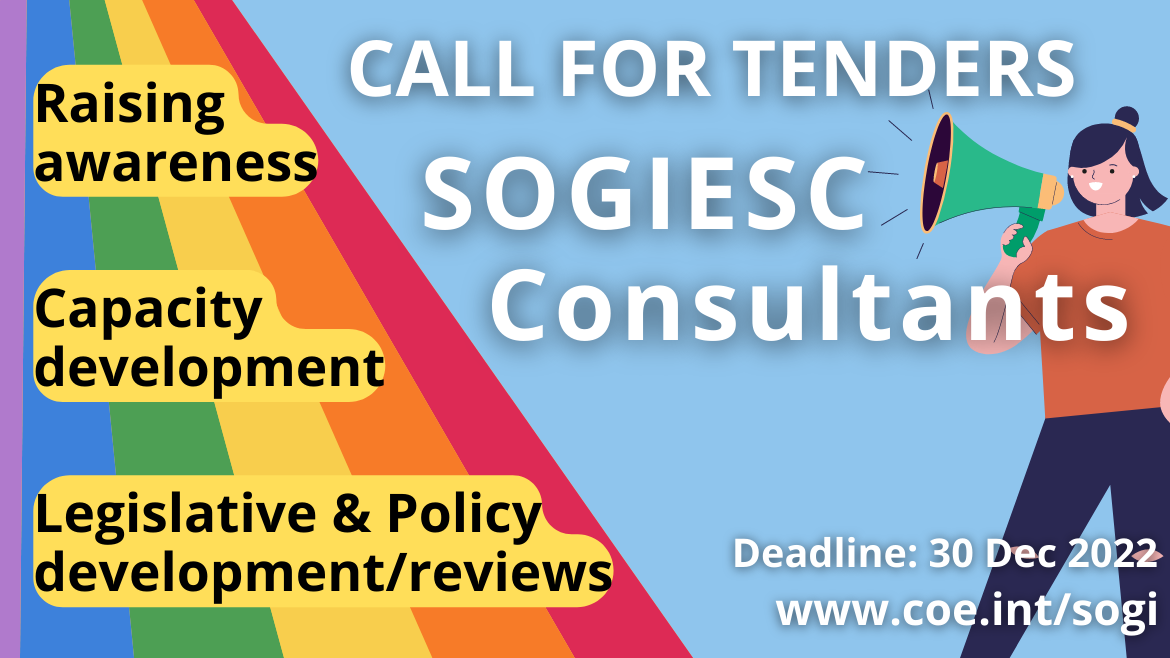 Appel d'offres : Consultants dans le domaine de la SOGIESC - Date limite : 30 décembre