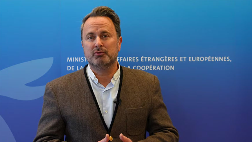 Xavier Bettel, Minister for Foreign Affairs and Foreign Trade, on his country’s priorities for its Committee of Ministers’ presidency