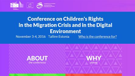 Konferenz zum Thema Kinderrechte in der Migrationskrise und im digitalen Zeitalter