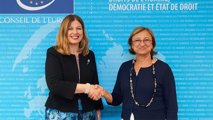 Katrin Kivi and Gabriella Battaini-Dragoni