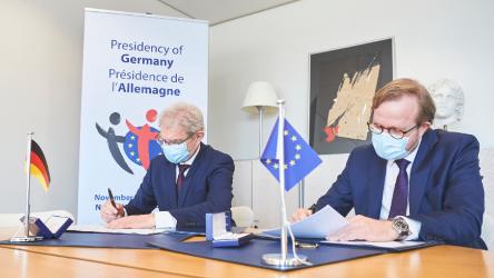 Germany makes a voluntary contribution