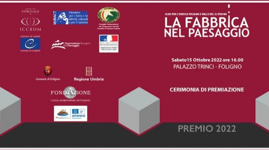 Awarded "La Fabbrica nel paesaggio" competition 2022 prize