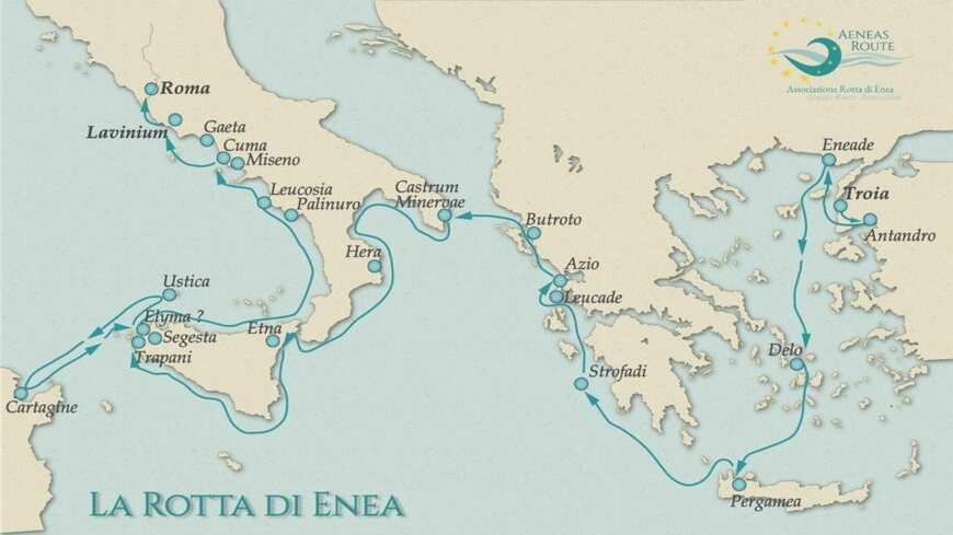 La Rotta di Enea diventa itinerario culturale certificato dal Consiglio d’Europa