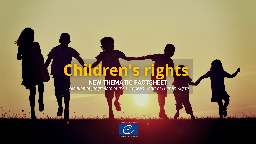 Children’s rights - New thematic factsheet