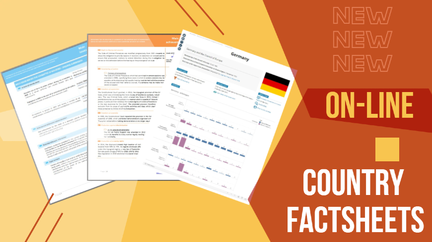 New on-line country factsheets on execution of ECHR judgments