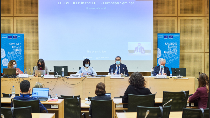 Effective human rights training in the EU MS discussed under EU-CoE HELP project