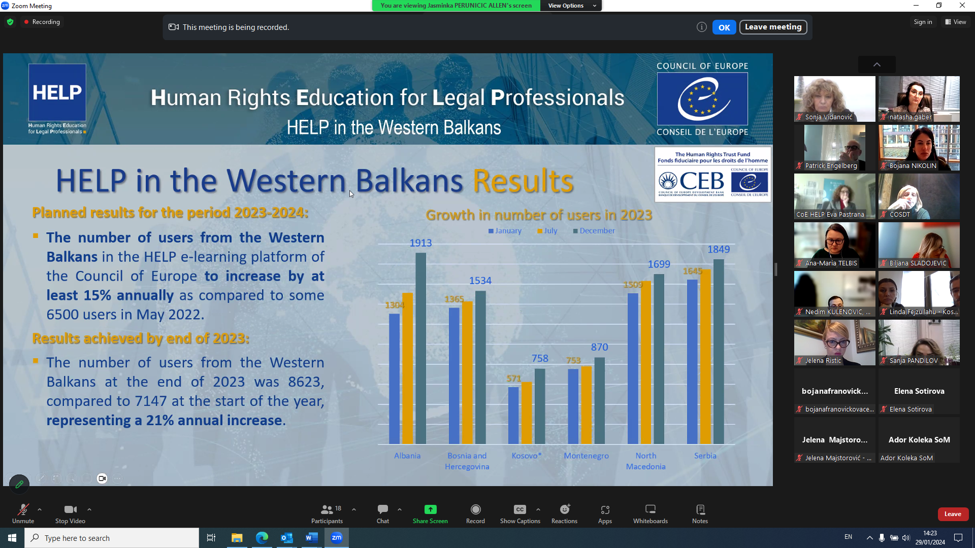 HELP in the Western Balkans 3rd Steering Committee Meeting