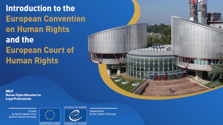 European Convention on Human Rights: updated HELP course launched in Russia