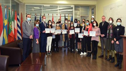 Armenian students certified for successfully passing the HELP online course on the CPT Standards