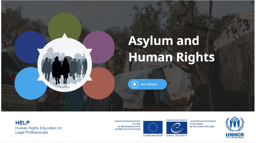 Asylum and Human Rights: Council of Europe and UNHCR launch new HELP online course