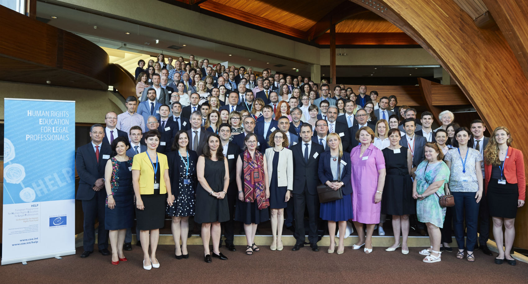 Group photo from the HELP Annual Network Conference, © Council of Europe