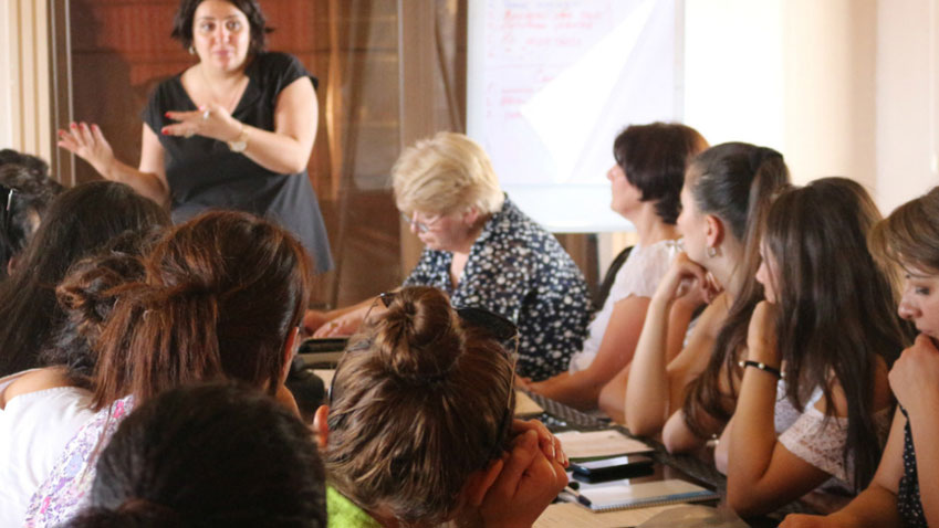 Formation sur la démocratie participative pour femmes éducatrices de Samtkhe-Javakheti