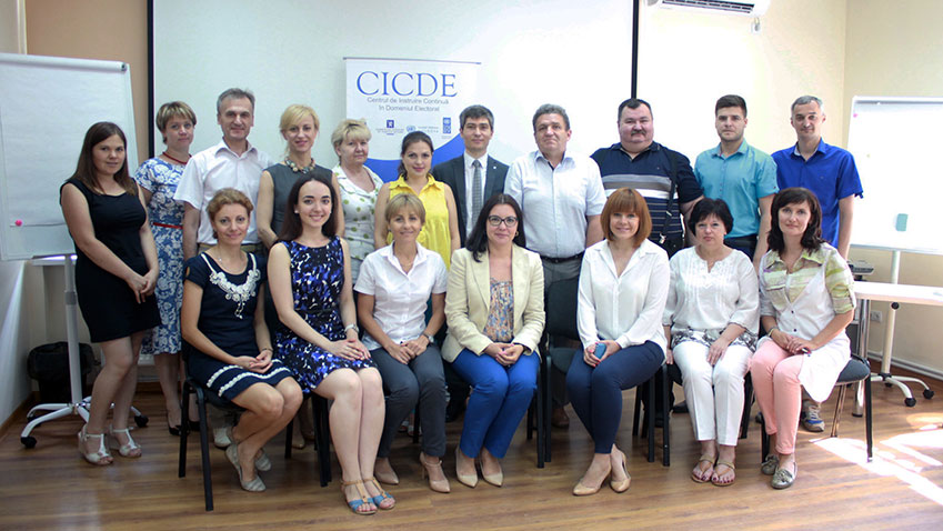 Visite d'étude pour les représentants de la Commission électorale centrale d'Ukraine en République de Moldava