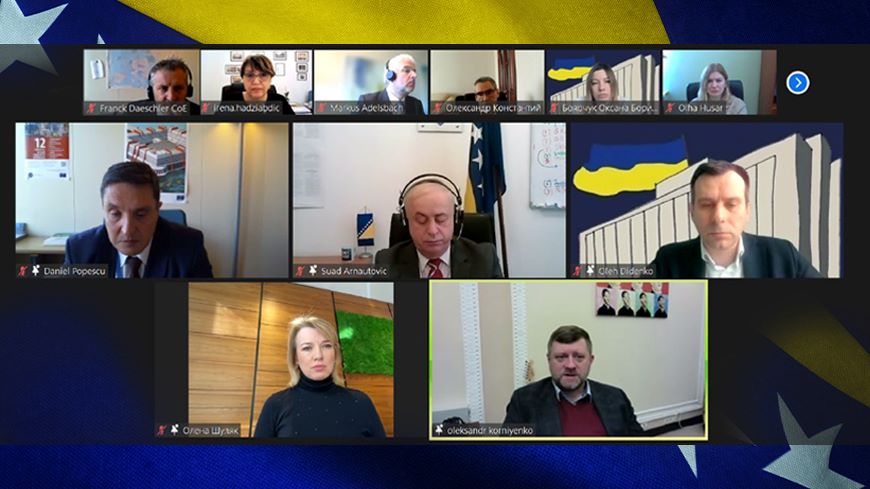 Organisation d’élections démocratiques d’après-guerre: défis et solutions possibles discutés par les représentants de l’Ukraine et de la Bosnie-Herzégovine