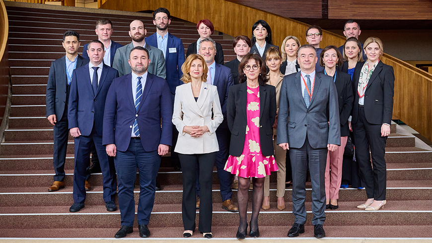 Study visit of the representatives of the Georgian Central Election Commission at the Council of Europe