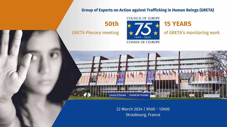 15 years of anti-trafficking monitoring work: event on the occasion of GRETA’s 50th plenary meeting