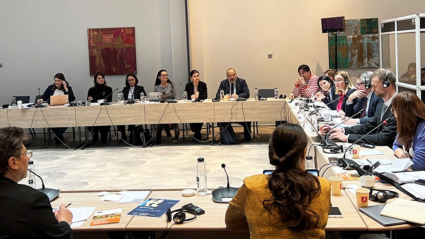 Round-table on Romania's progress in the fight against human trafficking