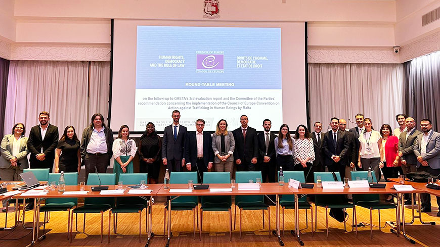 Round-table on Malta’s progress in combating human trafficking