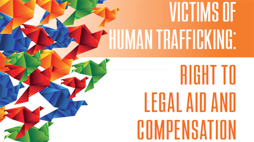 Leaflet on Right to Legal Aid and Compensation for Victims of Human Trafficking (HF I)