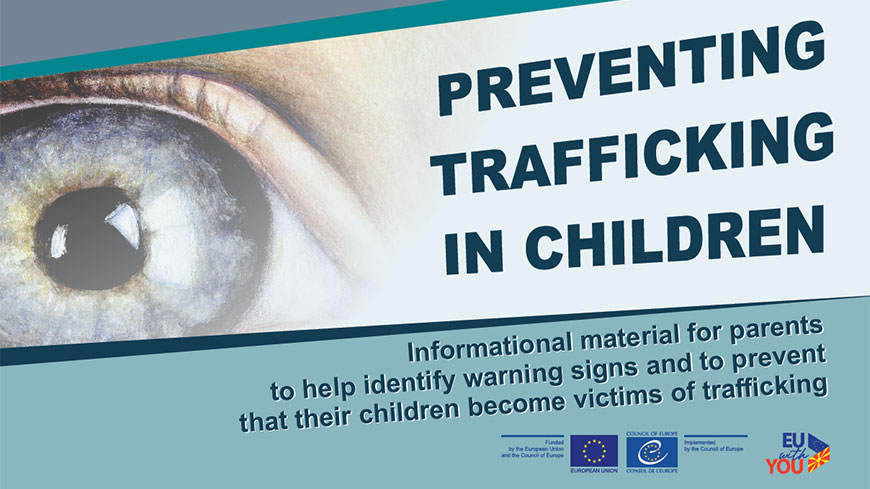 Leaflet for parents on child trafficking prevention (HF II)