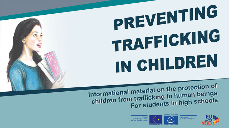 Booklet on preventing child trafficking for secondary school children (HF II)