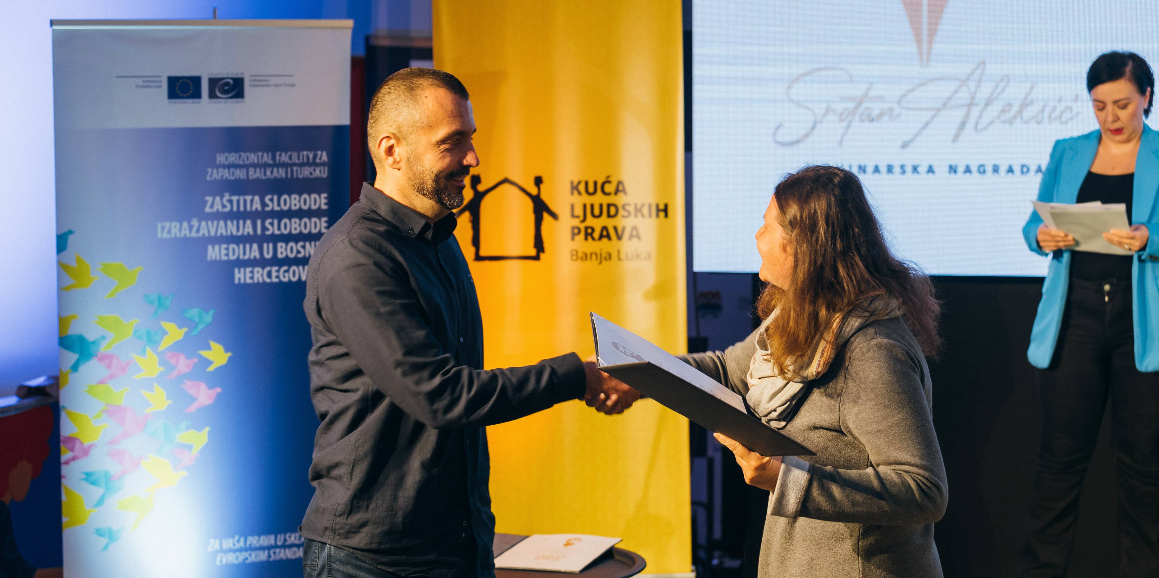 European Union and Council of Europe supported the "Srđan Aleksić" journalism award