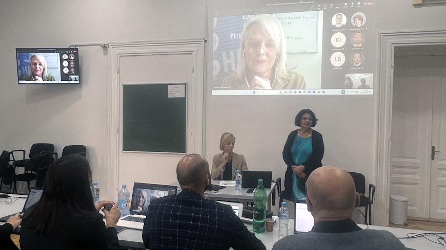 Professors of the Faculty of Law in Sarajevo trained to use the HELP platform