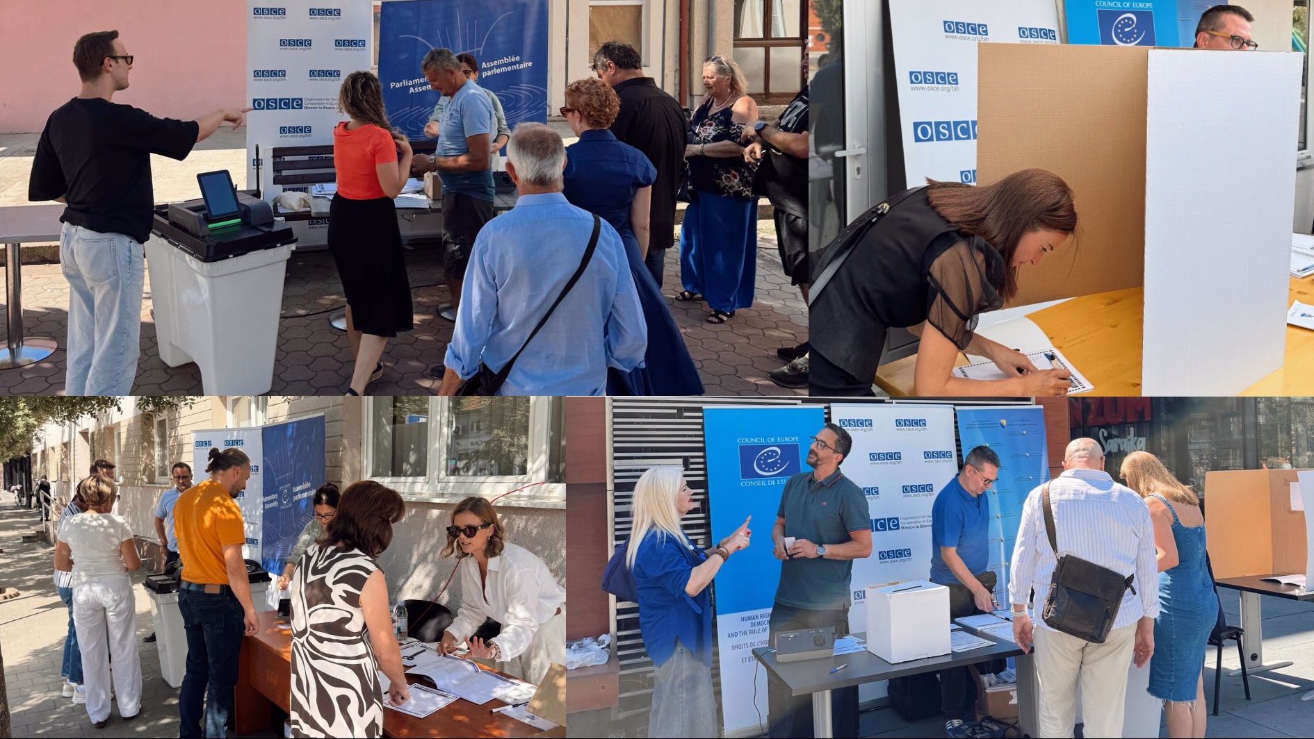 Election simulations give citizens across Bosnia and Herzegovina first-hand experience of new voting procedures