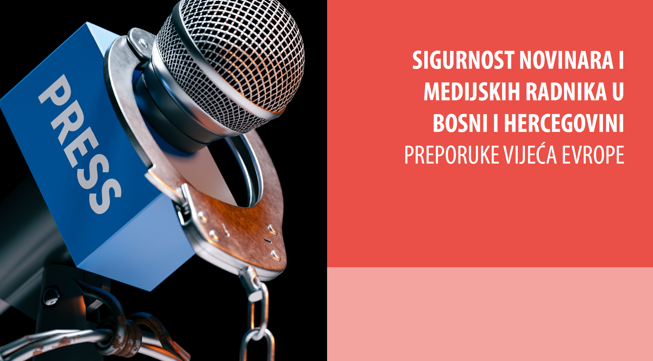 Potrebna efikasnija zaštita novinara i novinarki  u BiH, pokazuje nova studija
