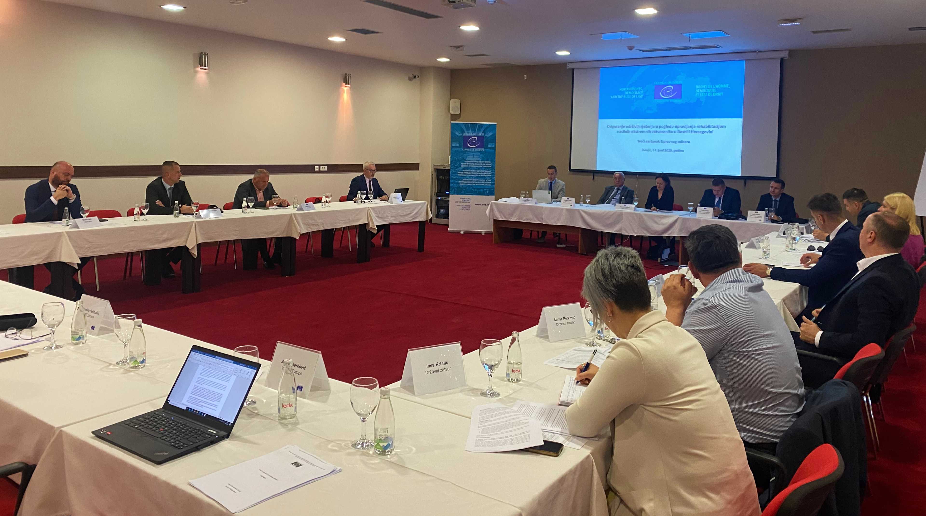 Steering Committee members take stock of progress under the radicalisation project in Bosnia and Herzegovina