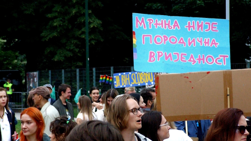 Photo: BiH Pride March Facebook page