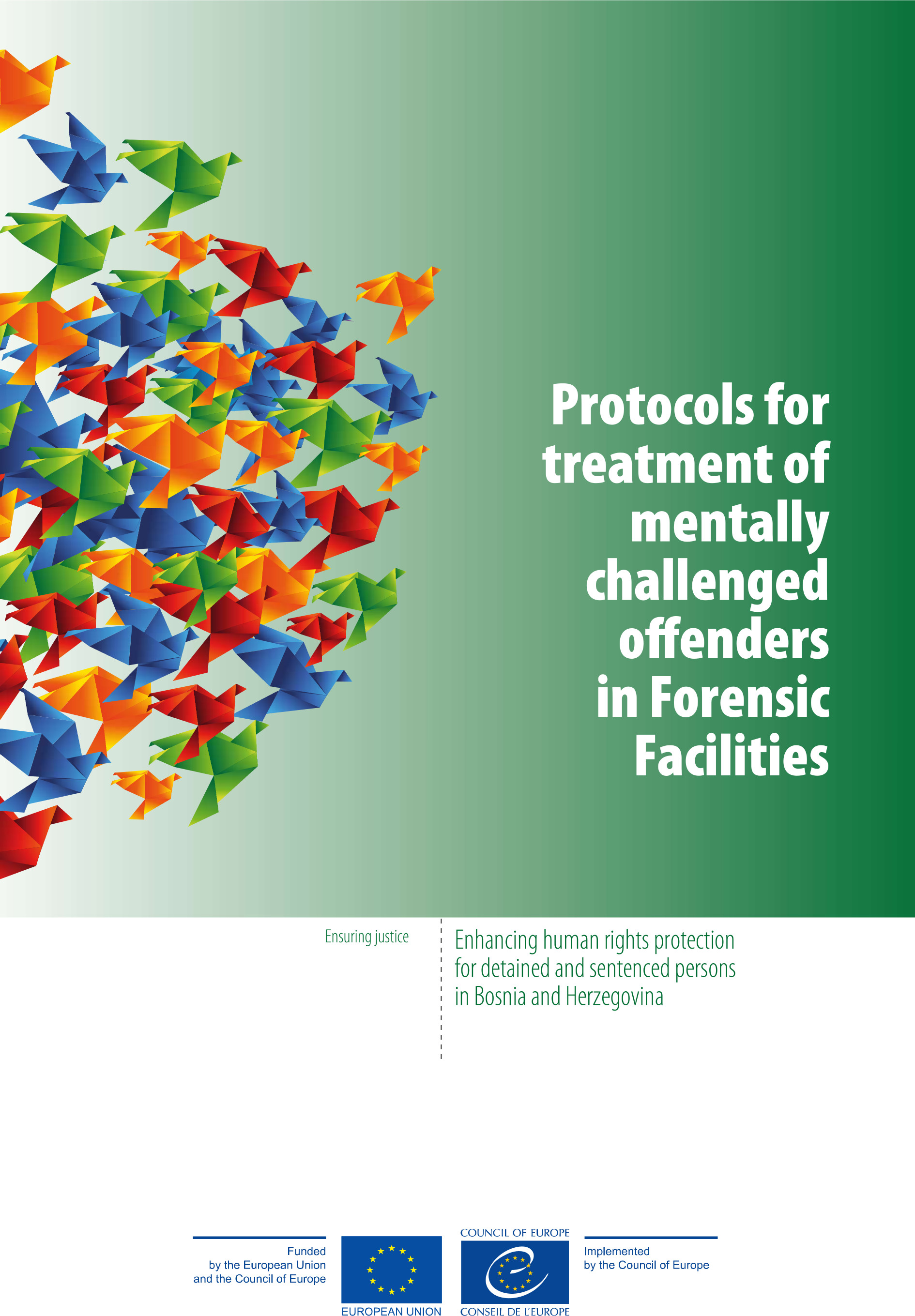 Protocols for treatment of mentally challenged offenders in forensic facilities (preview)
