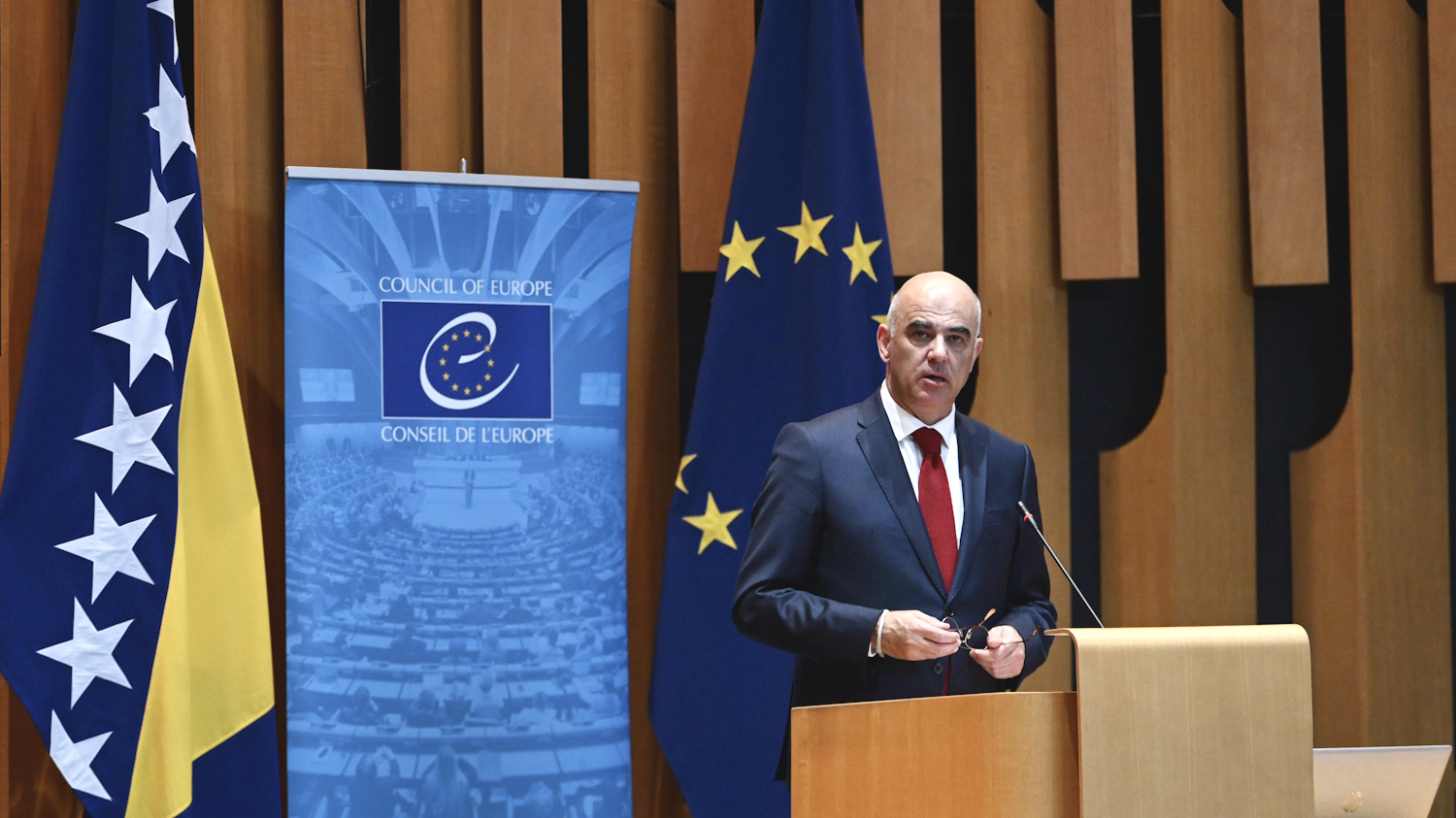 “Further reforms, including constitutional ones, remain essential”, says Secretary General Berset in Sarajevo