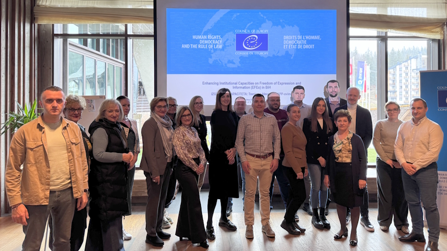 Enhanced freedom of expression in Bosnia and Herzegovina through a Council of Europe training on defamation and SLAPPs