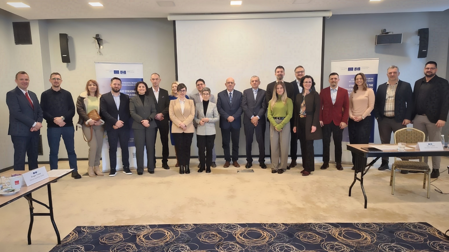 Pilot courts in Bosnia and Herzegovina advance court management practices based on internal survey findings