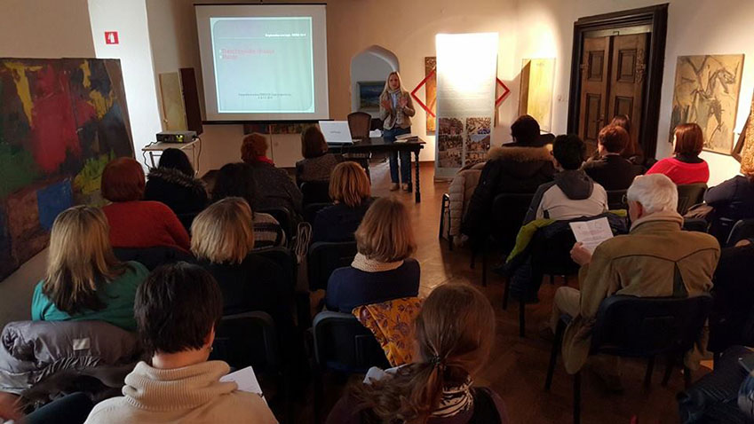 Crowded Hall in Velenje Museum: The responses of participants in the regional conferences are encouraging; the stories of the speakers were interesting, they received useful information and the meeting was informative and enjoyable.