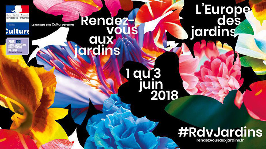 Rendez-vous aux jardins “L’Europe des jardins” en 2018