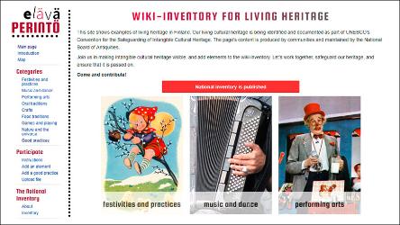Wiki-inventory for Living Heritage (Wiki-inventaire du patrimoine vivant)