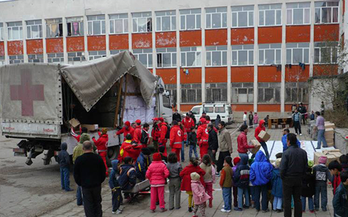Centre d'accueil des réfugiés à Sofia (Bulgarie)