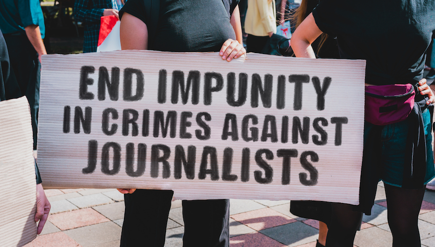 2 November - International Day to End Impunity for Crimes Against Journalists